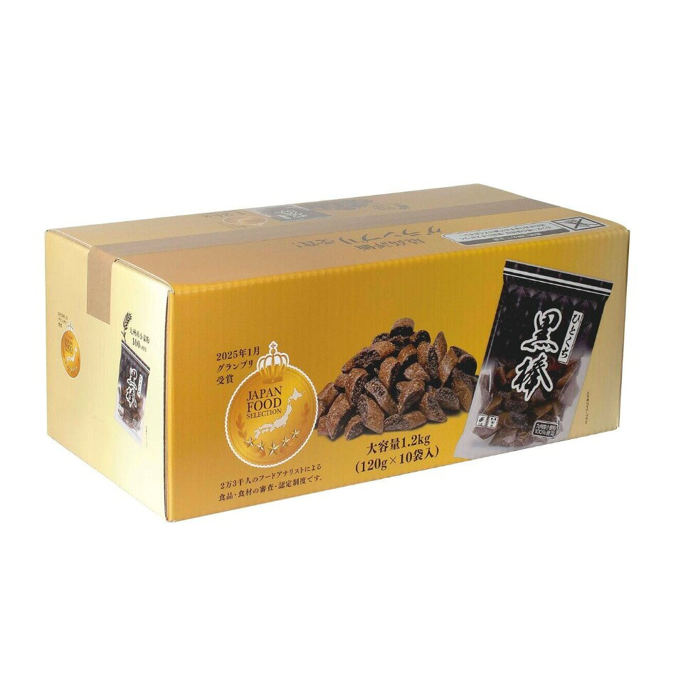 【商品の特徴】120g入りの10袋で大容量 / 九州産小麦粉を100％使用 / 黒砂糖の風味豊かな懐かしい九州銘菓ふっくらと焼き上げた生地には九州産小麦粉を使用し、表面には黒砂糖を主原料とした蜜を絡めて食べやすいサイズにしました。