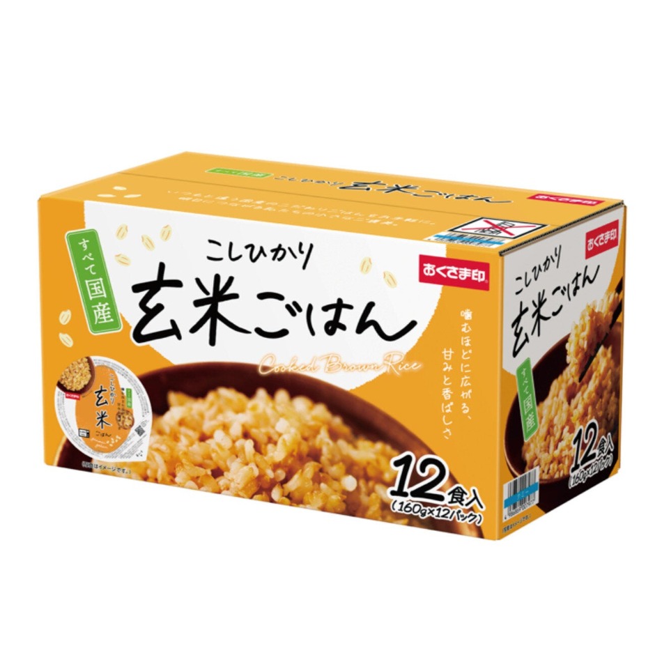 【商品の特徴】こだわりの「国産こしひかり」を100％使用！ / 柔らかく食べやすい玄米ごはん！安心安全で、美味しさを追求！ / 幸南食糧のパックごはんは、米の調達、炊飯、加工まで自社で完結！ / 食べきり個食パック！12個入りなのでストック可能！ / 簡単調理！洗う・炊く手間いらず！レンジで1分30秒温めるだけ！(500W) / 常温で長期保存OK！いつでも食べられて、非常食にもぴったり！玄米は健康的だけど「玄米は硬い・食べにくい…」 といった理由で続けられない方も少なくありません。 そこで幸南食糧は、精米技術を活かし、 玄米の表面をほんのわずかに削り 柔らかく食べやすい玄米ごはんに仕上げました。 こしひかりを国産１００％使用。 食べきり個食パックで一人暮らしや家族の中で玄米を食べたい方にぴったり。 洗う・炊く手間は不要。レンジで1分30秒の手軽さで簡単調理。常温長期保存でき、12個入りなのでストック可能。 お米のプロである幸南食糧だからこそできる“こだわりのこしひかり玄米ごはん”。毎日の食卓に、簡単・手軽で美味しい玄米ごはんをお届けします。
