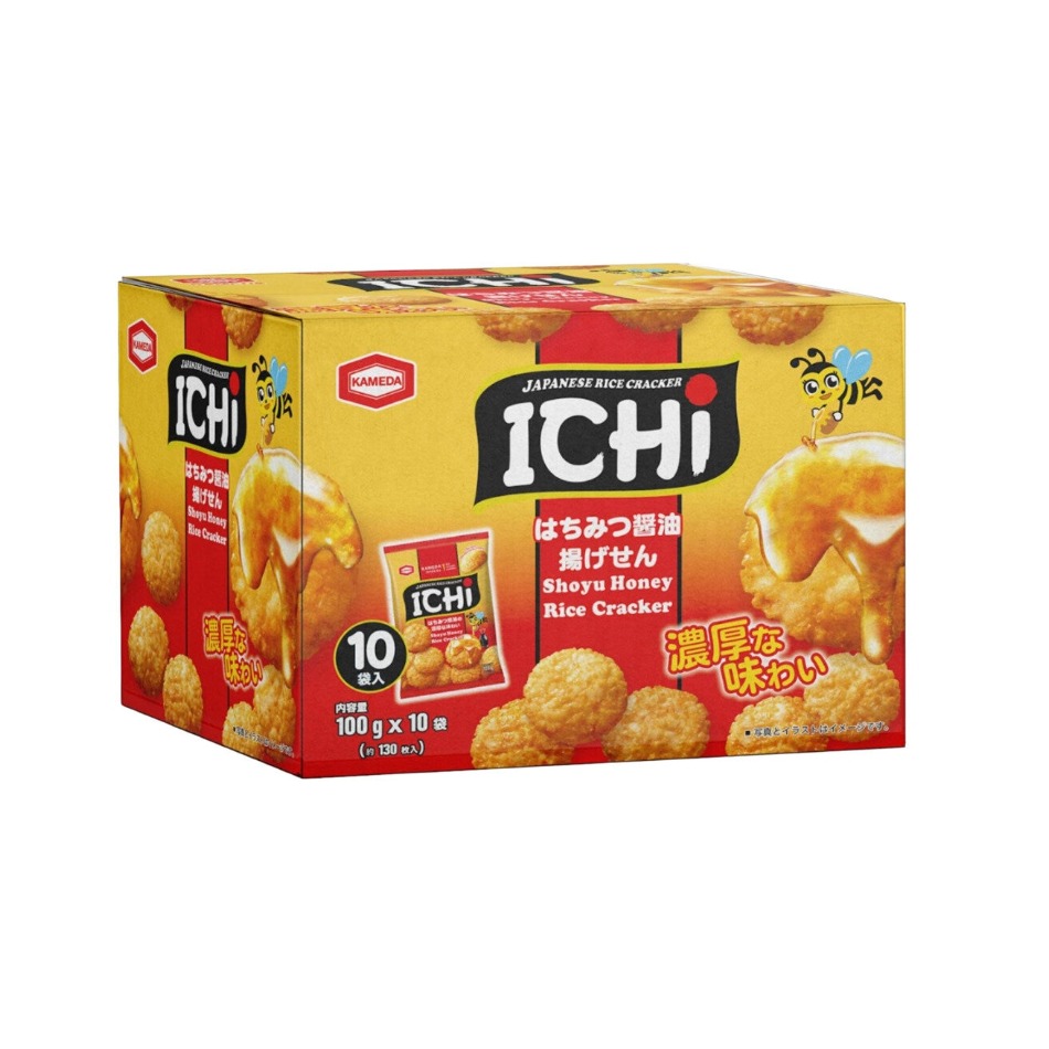 亀田製菓 ICHI はちみつ醤油揚げせん 100g x 10袋
