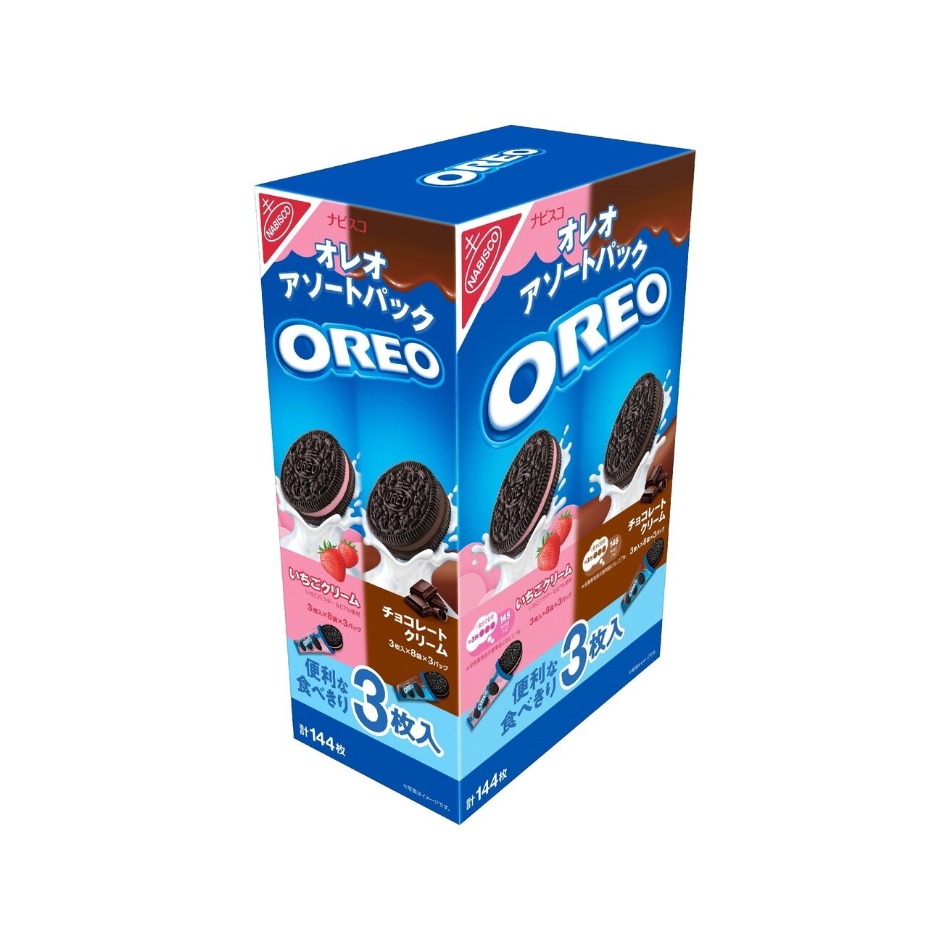 オレオ イチゴ & チョコレートクリーム アソート 144枚入り