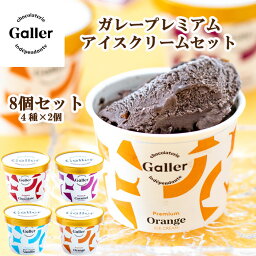 ガレー アイスクリーム ガレーアイスギフト Galler ガレープレミアムアイスクリーム8個セット（GLN-8）濃厚アイスクリームセット ガレー監修ベルギー王室御用達 ガレーチョコアイス アイス詰合せ Gallerアイス お中元 お歳暮