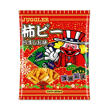 お正月ジャグラー景品・大量購入ジャグラー柿ピー うましお味 500個セット(#3541)ジャグラー謹賀新年お菓子★業務用お菓子・イベント景品パチキャラお菓子・お配り・駄菓子【新年会景品/粗品/お年賀/お正月販促品/業務用柿ピー個包装/柿ピー】
