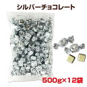 シルバーチョコ 500g 12袋セット（1c/s）個包装 チ