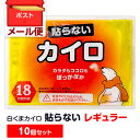 【メール便 送料無料】白くまカイロ 貼らない レギュラー 10個セット 使い捨てカイロ 貼らないカイロ 業務用使い捨てカイロ カイロまとめ買い