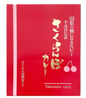 変り種カレー * さくらんぼカレー * ピンクカレー さくらんぼ ご当地カレー おもしろカレー 山形ご当地レトルトカレー 甘口 フルーツカレー 誕生日 プレゼント 保存食 非常食 備蓄食 長期保存 ノベルティ 景品 父の日 敬老の日 母の日　お中元　御中元 お歳暮 御中元 内祝い