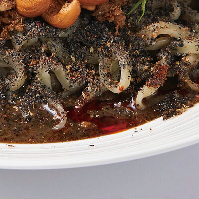 おとなの週末 お取り寄せ倶楽部 175°DENO担担麺 黒ごま汁なし担担麺 3食セット タンタン麺 タンタンメン 辛麺 父の日 母の日 お中元 お歳暮 ギフト 画像3