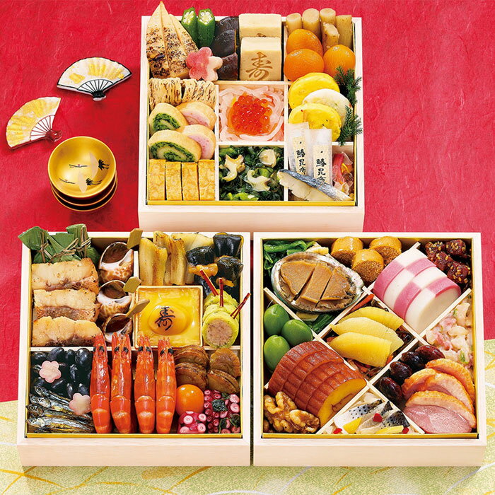 【早割クーポン対象】おせち 2025 京都ぎをん や満文 青木庵「琴響」全45品　約3〜4人前 送料無料 ※12月30日お届け