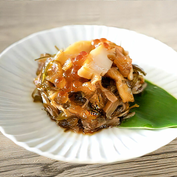 食べきりサイズの小さな北海道産松前漬けセット(海鮮蝦夷あわび・海鮮炙りほたて松前漬け各100g)ご飯のお供 海鮮 国産 松前漬け アワビ ホタテ 御歳暮ギフト