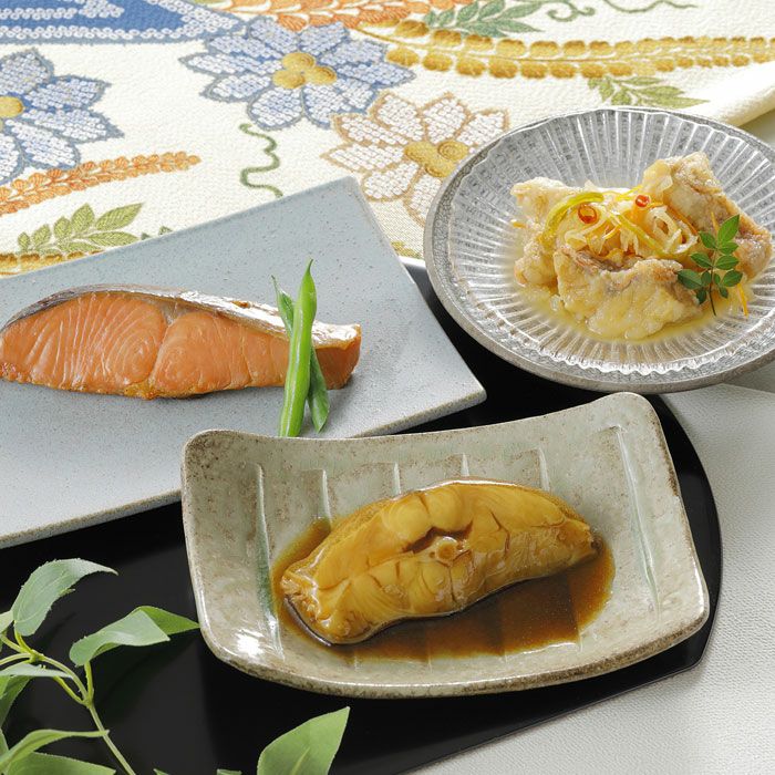 【なだ万】レンジで簡単！料亭の魚惣菜詰合せ 送料無料 なだ万 ギフト 贈り物 お中元 お取り寄せ 中元 御中元 歳暮 お歳暮 御歳暮 父の日 母の日 ギフトのサムネイル