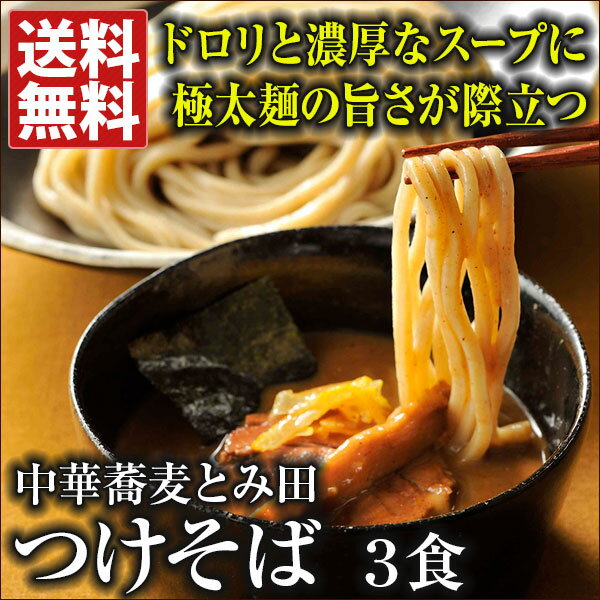 ■送料無料■中華蕎麦とみ田つけそば3食入り【SMTB】【送料無料送料込み】
