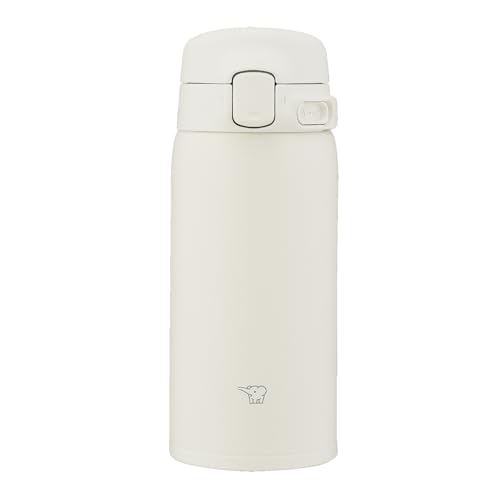 Rakuten - 象印 水筒 360ml 洗いやすく進化 食洗機対応 シームレスせん 軽量 保冷 保温 ワンタッチマグ コクーンホワイト SU-BA36-WM
