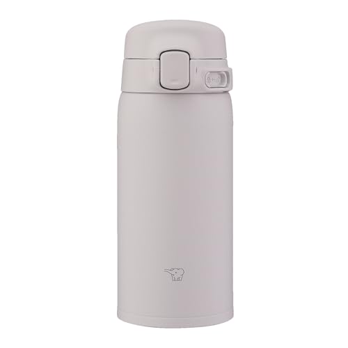 Rakuten - 象印 水筒 360ml 洗いやすく進化 食洗機対応 シームレスせん 軽量 保冷 保温 ワンタッチマグ ソフトグレージュ SU-BA36-HM