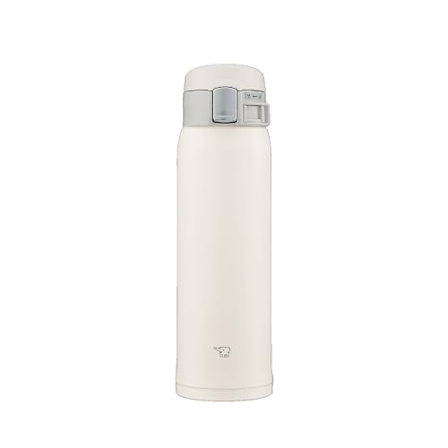 象印マホービン 水筒 480ml ワンタッチマグ 軽量コンパクト スタンダードタイプ 保温・保冷 ペールホワイト SM-SF48-WM