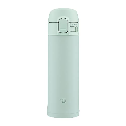 Rakuten - 象印 水筒 ステンレスマグ 小容量 300ml コンパクト ワンタッチタイプ 保温保冷 軽量 セージグリーン SM-PD30-GM