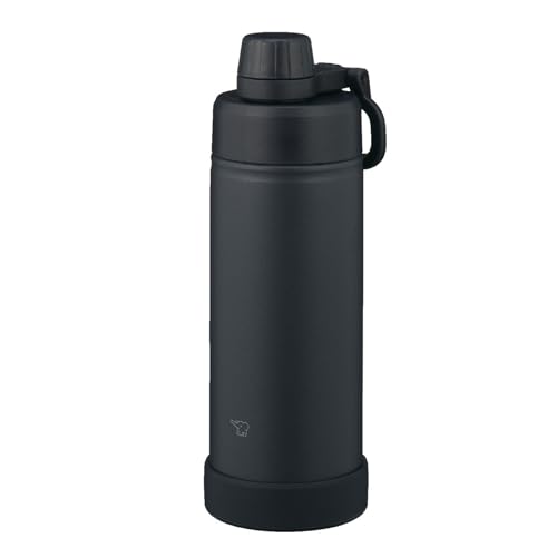 Rakuten - 象印 水筒 0.6L 素早く水分補給 食洗機対応 シームレスせん ハンドルつき 保冷 クールボトル チャコールブラック SD-KA60-BM