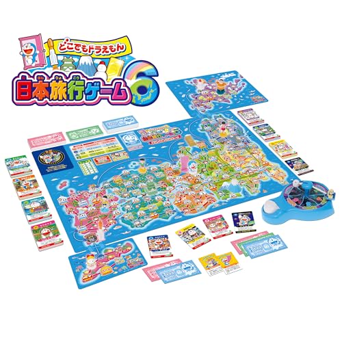 エポック ドラえもん どこでもドラえもん日本旅行ゲーム6 STマーク認証 5歳以上 おもちゃ ゲーム プレイ人数:2〜6人