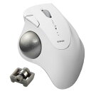 エレコム ワイヤレス トラックボールマウス Bluetooth IST ベアリング支持 親指操作 36mmボール 5ボタン(2)