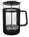 HARIO ハリオ カフェプレス・U プレス式コーヒー 耐熱ガラス 実用容量600ml CPU-4-B ブラック