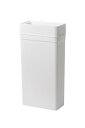 ライクイット like-it インテリアに馴染むおしゃれ角型ゴミ箱 フタなしゴミ箱 マルチパーパスビン 約25L ダストボックス ホワイト