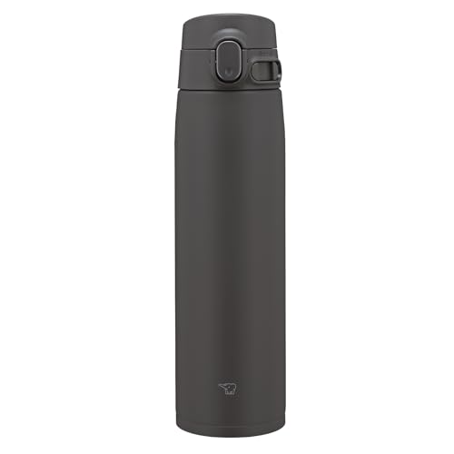 シームレスせん象印マホービン 水筒 720ml 大容量 ワンタッチマグ スポーツドリンクOK ソフトブラック SM-VB72-BM