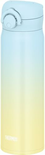 サーモス 水筒 真空断熱ケータイマグ 500ml ライトブルーイエロー お手入れ簡単 軽量 ワンタッチ ステンレス JNR-503LTD