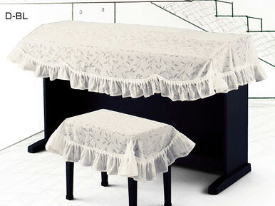 セール　在庫のみ　アウトレット　電子ピアノ用　デジタルピアノカバー　フリータイプ　D-BL　ホワイトリーフ　　音手箱