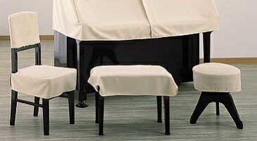 ピアノ椅子カバー　新高低椅子　黒 　UX-CF／BK フリーサイズ