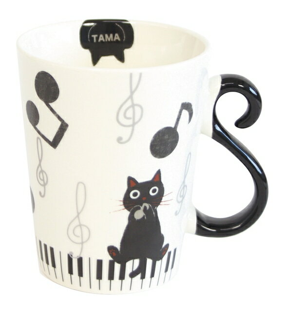 T28ON　モノたまマグ　音符　ねこグッズ　ノアファミリー　　音手箱