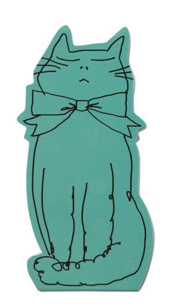 セール!グリーン ダイカットメモ キャット ノアファミリー 385円→308円に 音手箱