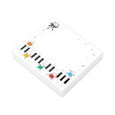 WP-077 ブロックメモ Quuと音楽 音楽雑貨 フロンティア 音手箱