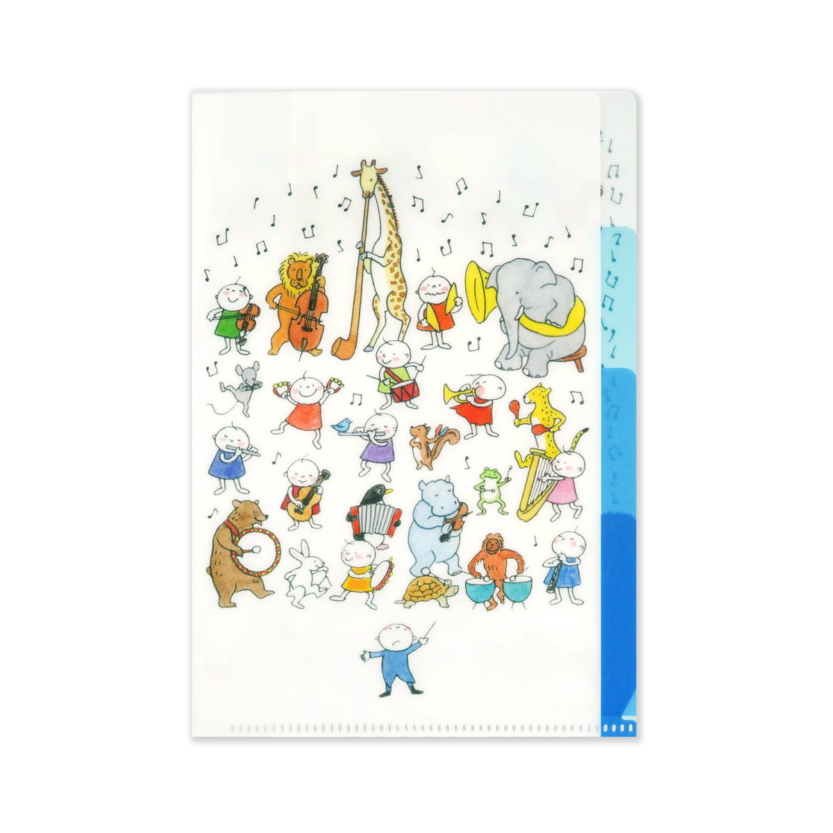 cf-131 クリアフォルダ B6 Quu動物の音楽隊| フロンティア 音手箱