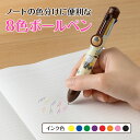0310104 メロメイツ 8色ボールペン ピアノライン 音手箱