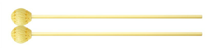 木琴・鉄琴(ザイロ・メタルホーン)用マレットヘッド綿糸巻　硬さ 軟　柄樹脂　 用途 立奏木琴・立奏鉄琴・ザイロホーン・メタルホーン用　 寸法 Φ28×370mm