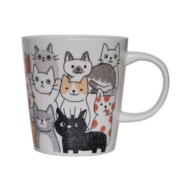 マグカップ　ねこ・全身　NE112　のあぷらす　ねこ雑貨　もりまさこ　音手箱