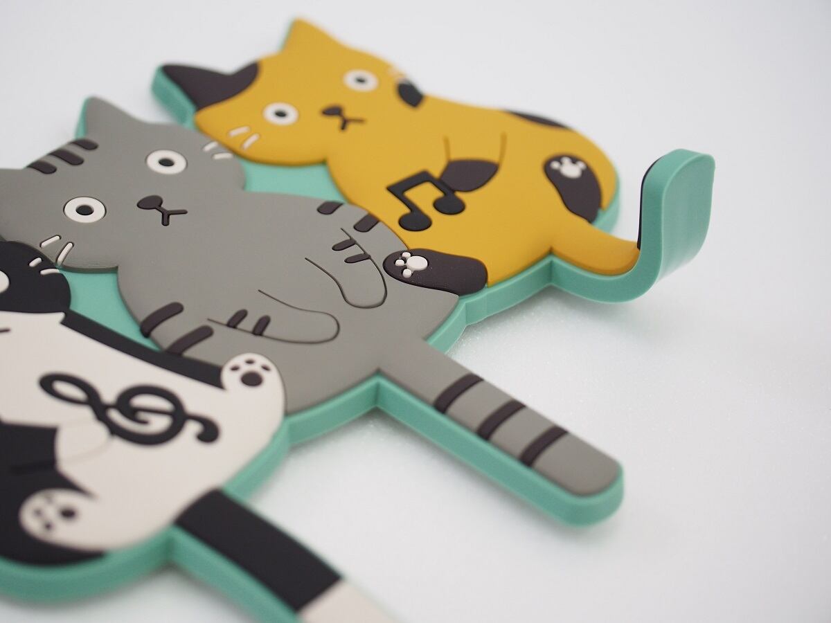 ND-122　ブルー　3連マグネットフック　のあぷらす　　音手箱