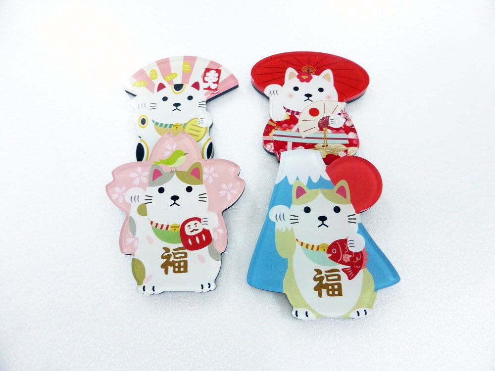 開運アクリルマグネット のあぷらす ねこ雑貨 1個のお値段です ねこ雑貨