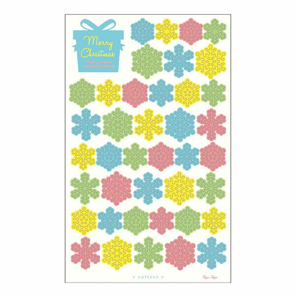 セール 176円→140円に XCLS-08 冬季限定 コレクトシール【スノーフレイク】リュリュ 音手箱