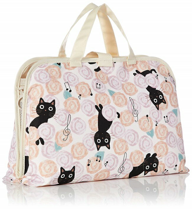 H827　HA　花　プリントたまちゃんトラベルバッグノアファミリー　音楽雑貨