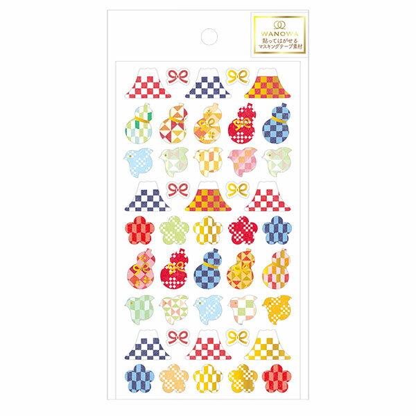在庫限り！1354112　WWシール大　レトロ　山　ひょうたん　梅　エヌビー　　音手箱