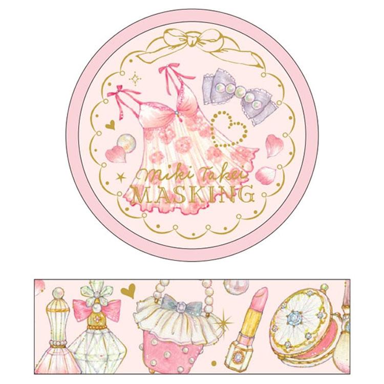 MT-15729 Clothes・pin(クローズピン) たけいみき マスキングテープ フェミニンコスメ クローズピン 音手箱