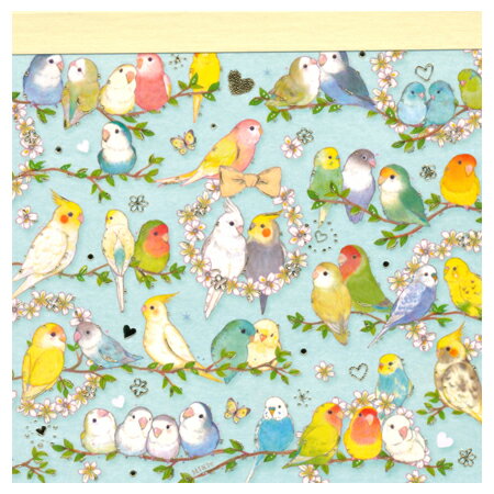 MM-15737　【メモ帳】たけいみきメモパッド フラワリー Clothes・Pinメモパッド　クローズピン　音手箱