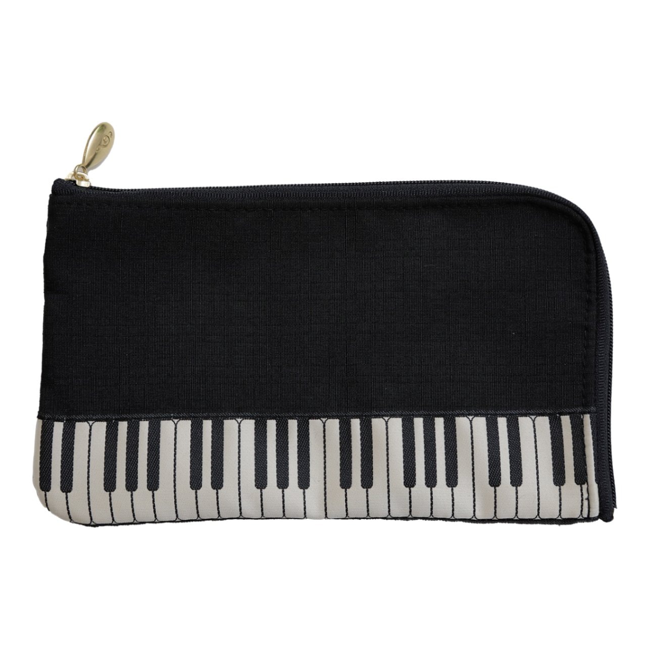 BGMP240KB　マルチポーチ 鍵盤 織リボン　ナカノ 音手箱