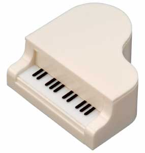 ミニピアノ鉛筆削り ホワイトPS-25PI/W NA5315-02 ナカノ 発表会記念品 音手箱