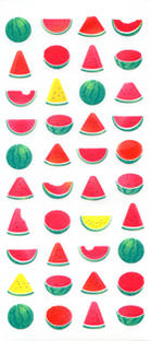 和風シール　スイカ　JC052　ステッカーファン　音手箱