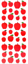 オーロラシール EA 041 アップル リンゴ大小 ステッカーファン 奥山