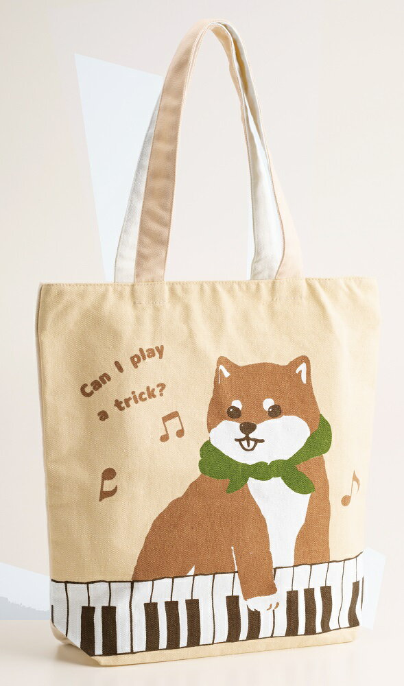 YB1215-01　トートバッグ　まめしば鍵盤　発表会記念品に　吉澤　音手箱