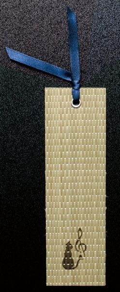 TM4020-01 しおり 音符ネコ 吉澤