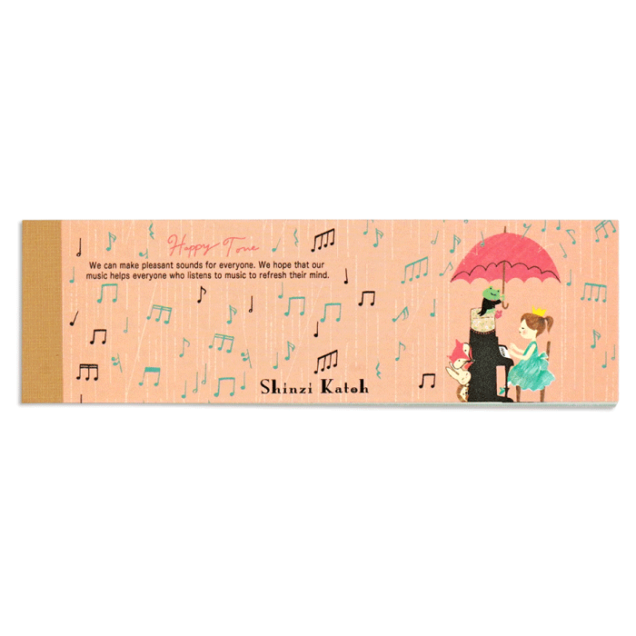 IM-01039　一筆メモ　セレナ—デ　Happy Tone　　シンジカトウ　こころとどむ　音手箱　吉澤