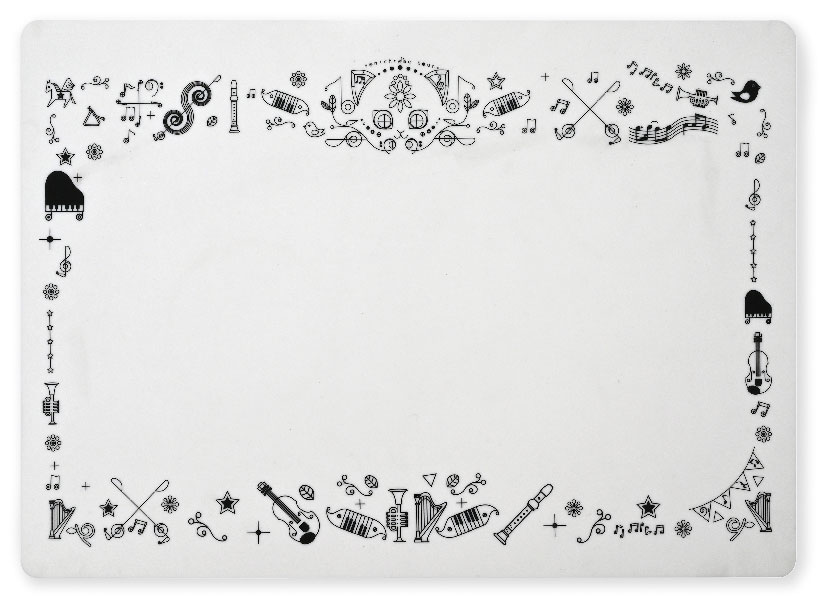 セール 1540円→1100円に MS09DM シリコンデスクマット Monochrome Sound ヨウコウホーム 音手箱