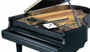 【クリア】グランドピアノ フロントフレームカバー　クリア 埃よけに便利です！ レッスン用品 ピアノ用品　ピアノの埃や消しクズをガード！C1〜C5までGFC−S その1